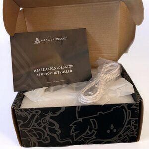 AJAZZ AKP153 Wired Desktop Studio Controller Keypad White MPN AKP153E with Cable